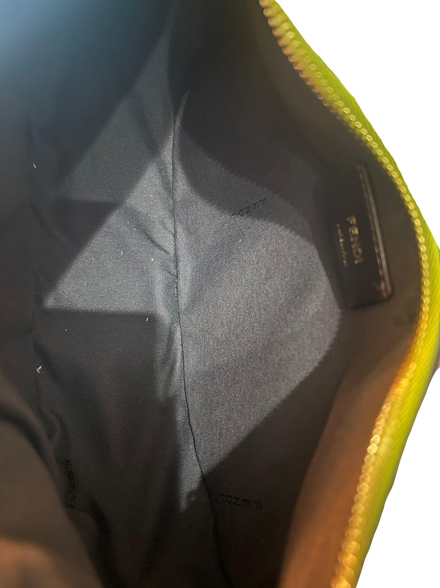 Fendi Green Leather Fendigraphy Small