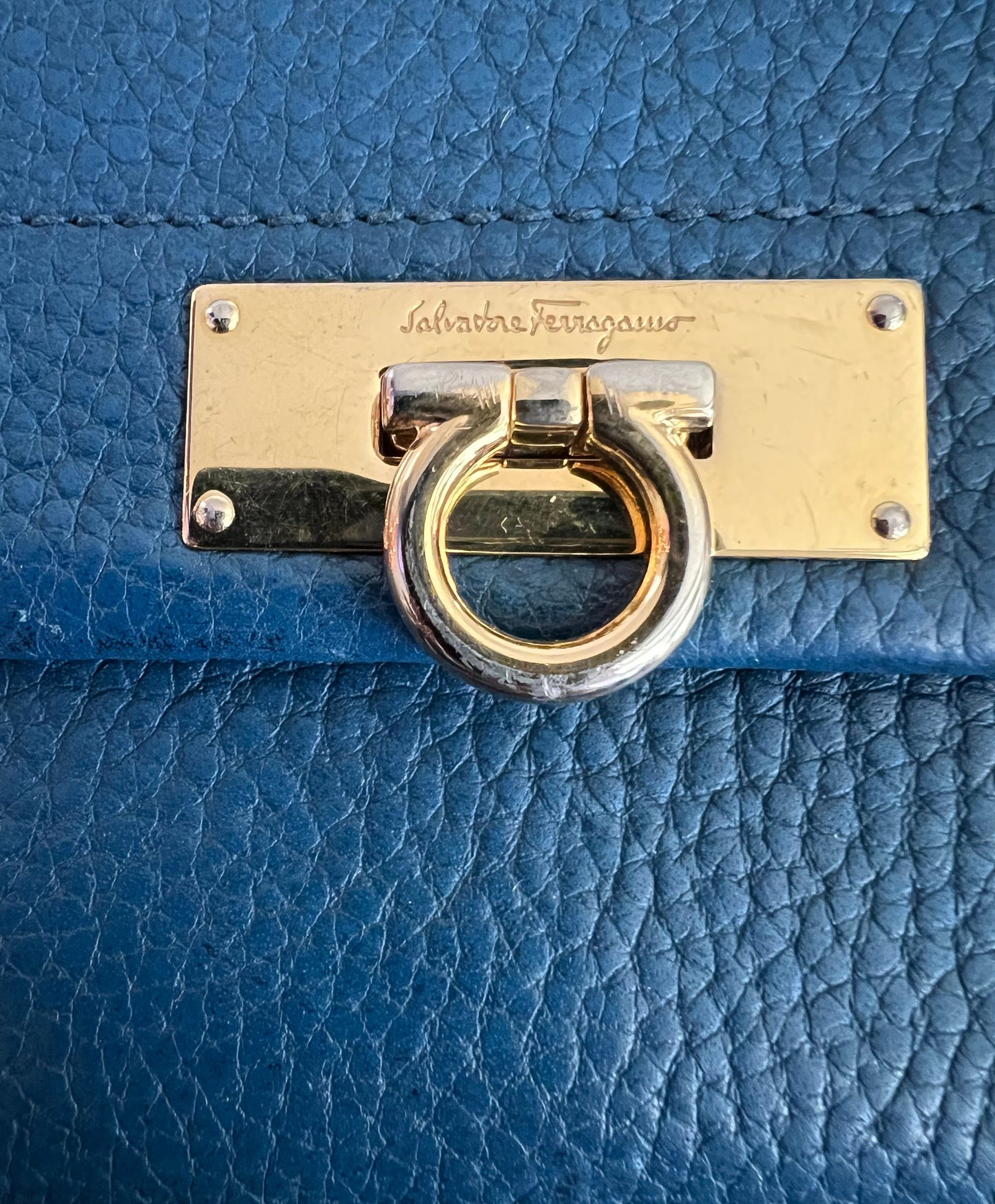 Ferragamo Blue Wallet