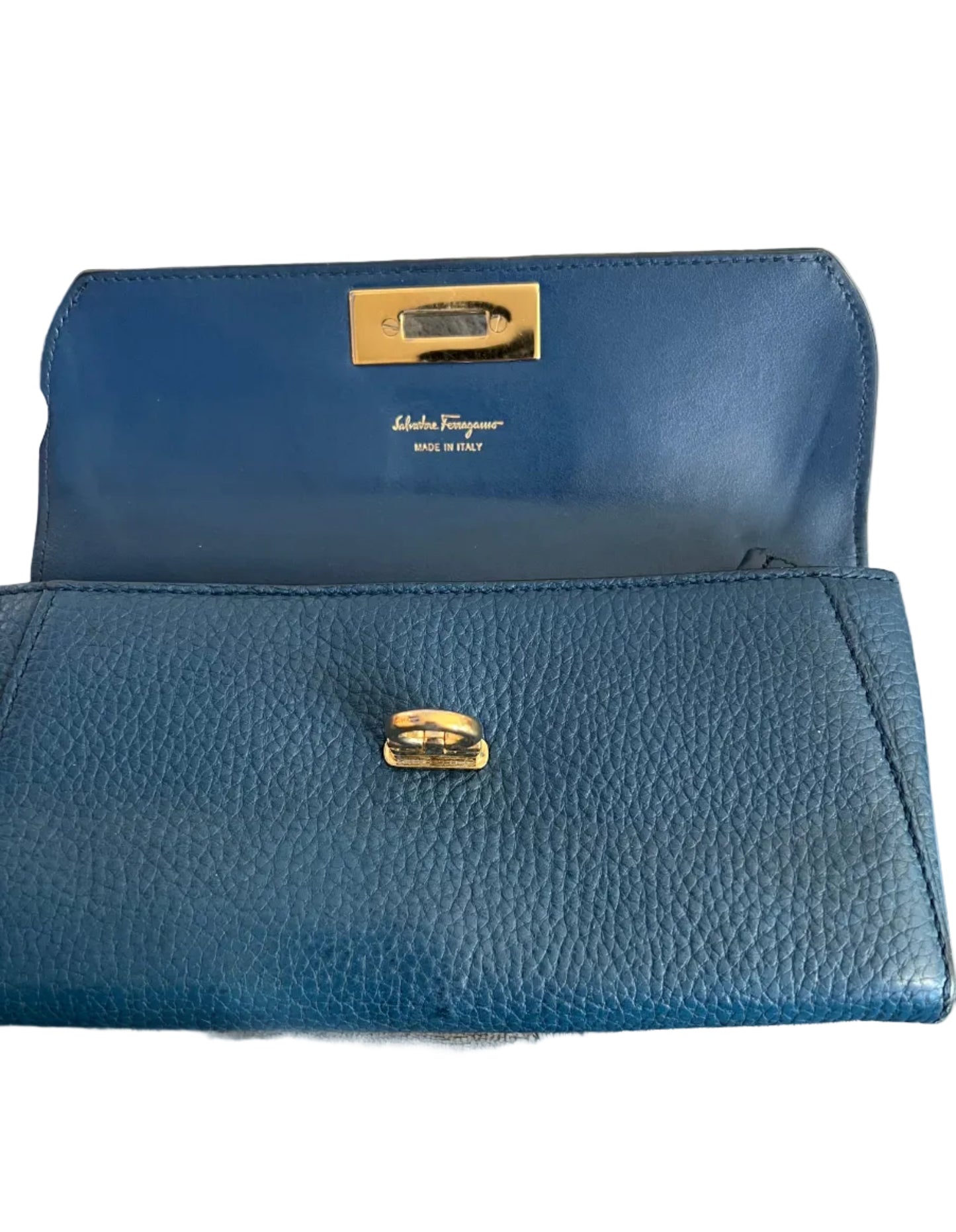 Ferragamo Blue Wallet