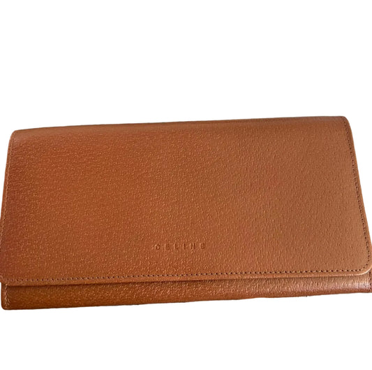 Celine Leather Long Wallet
