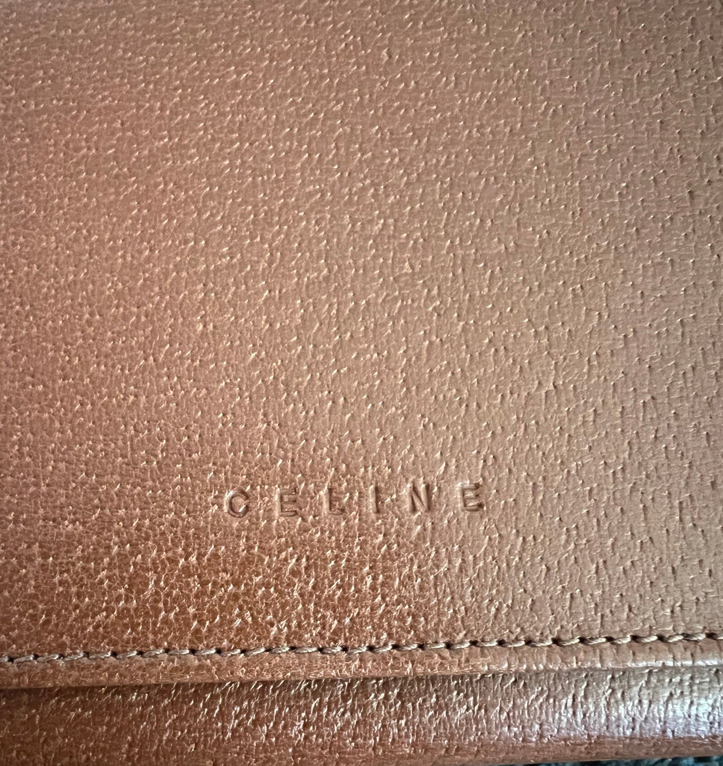 Celine Leather Long Wallet