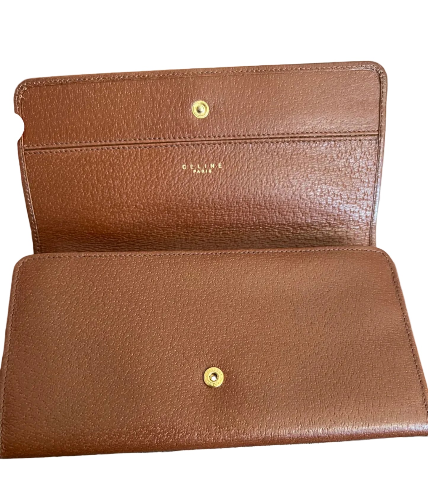 Celine Leather Long Wallet
