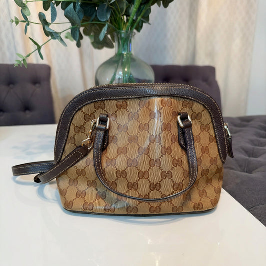 Gucci Mini GG Crystal Dome Satchel