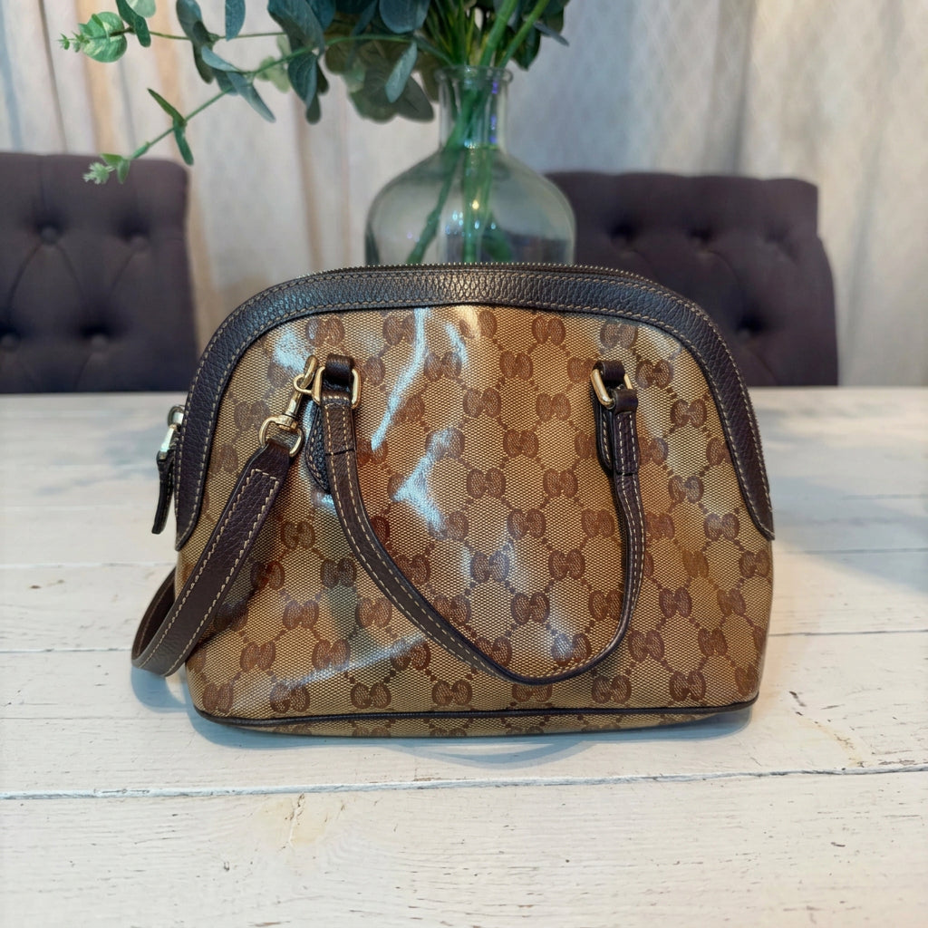 Gucci Mini GG Crystal Dome Satchel