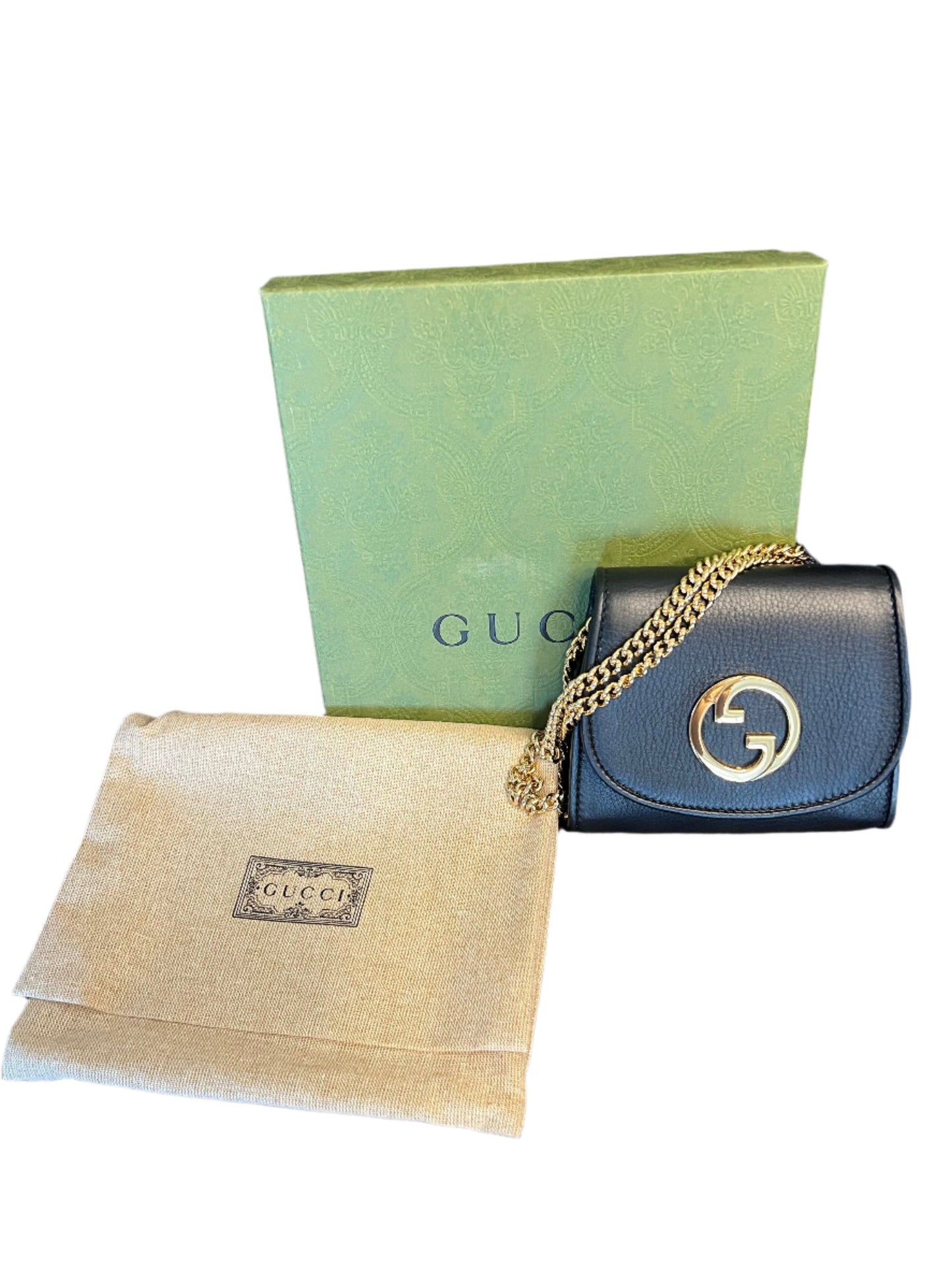 Gucci Mini Blondie Wallet on Chain - NEW