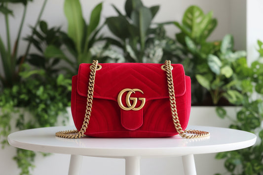 Gucci Red Velvet Marmont