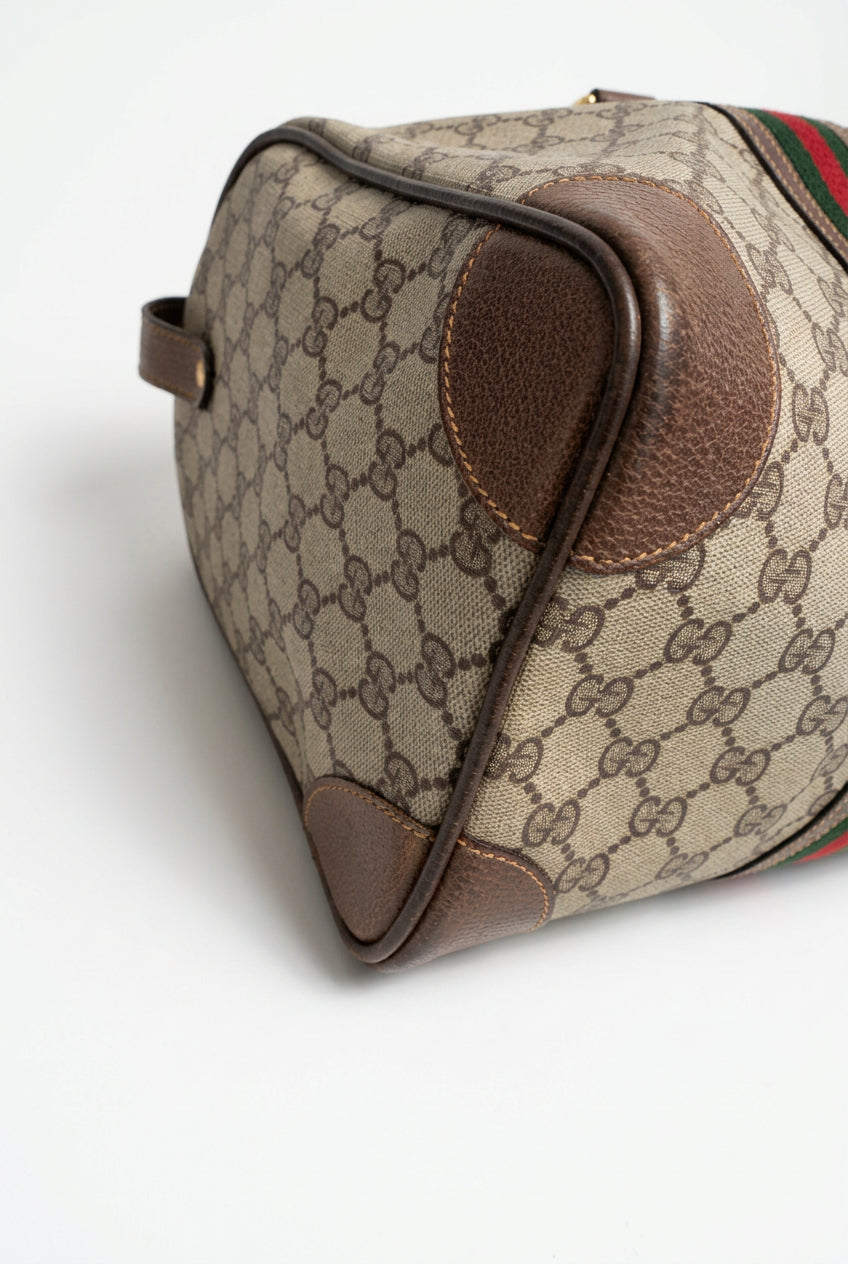 Gucci Vintage Monogram Boston Duffle Bag