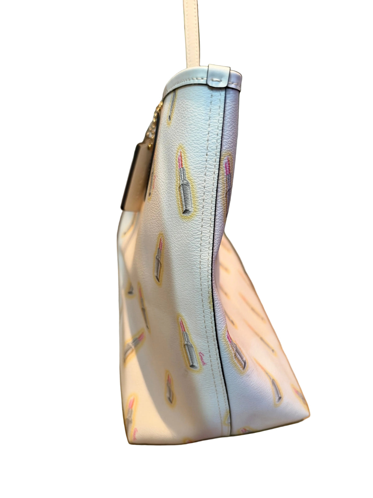 Coach Lipstick Print City Tote w/ Matching Zip Wallet