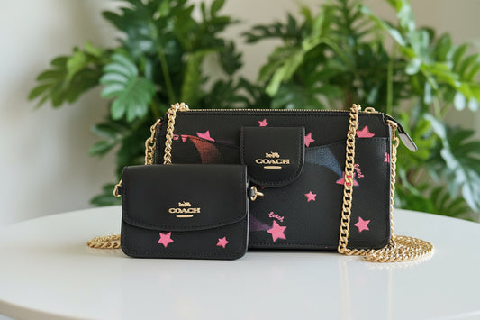 Coach Poppy Star Bag with Mini