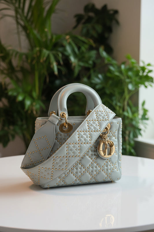 SPECIAL LIMITED TIME PRICE - Dior Studded Lady Dior with Strap
