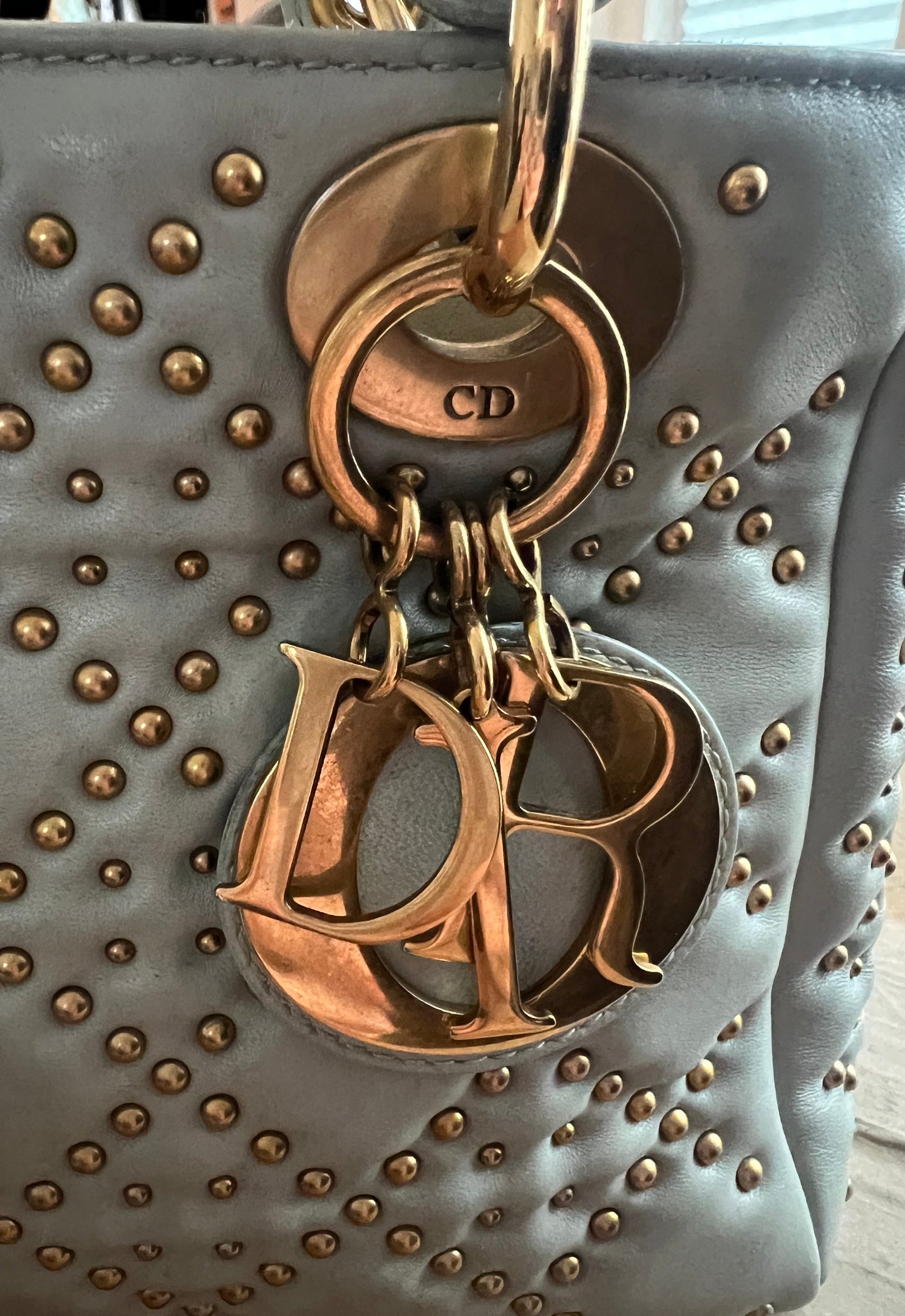 Dior Studded Lady Dior with Strap