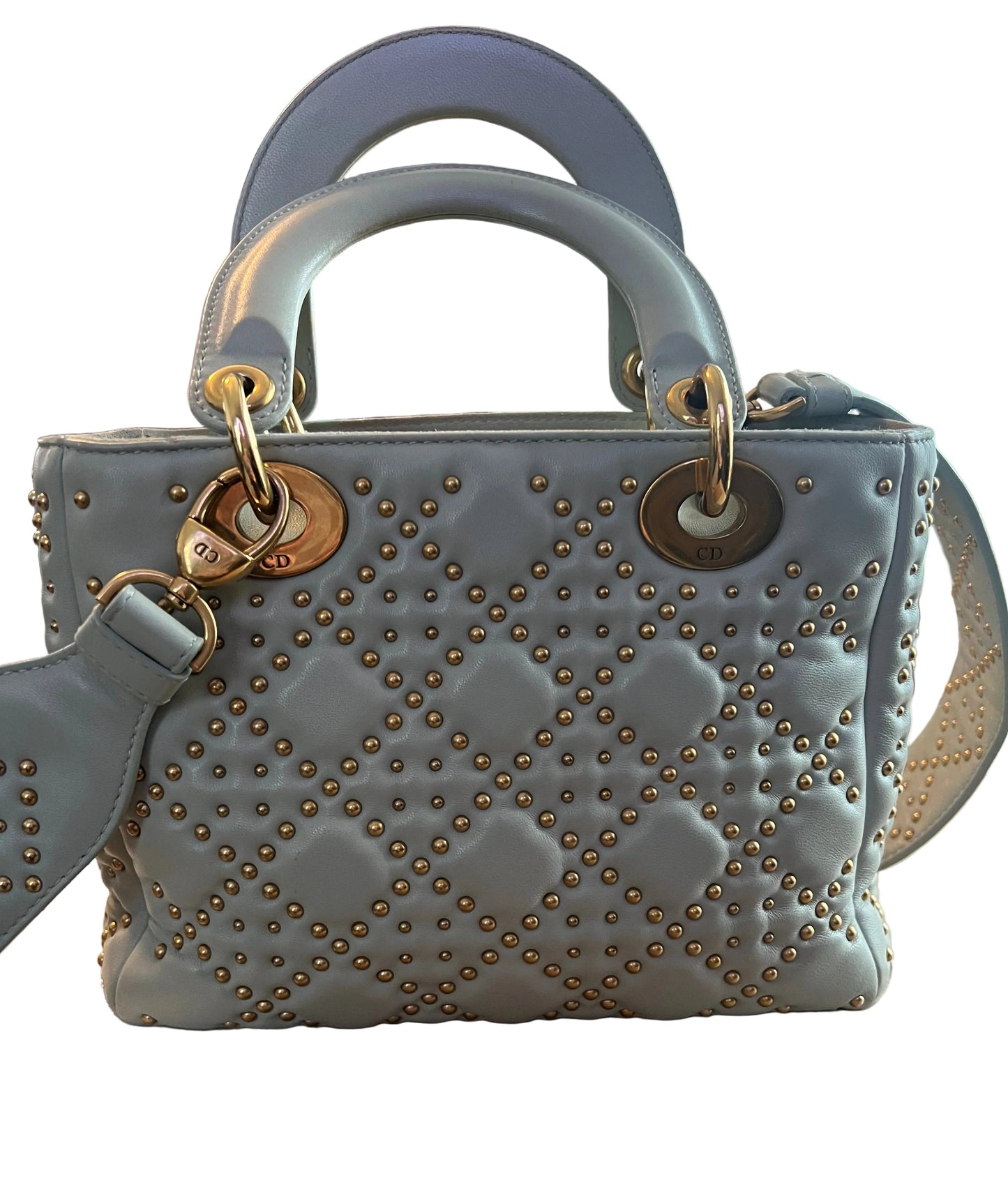 Dior Studded Lady Dior with Strap
