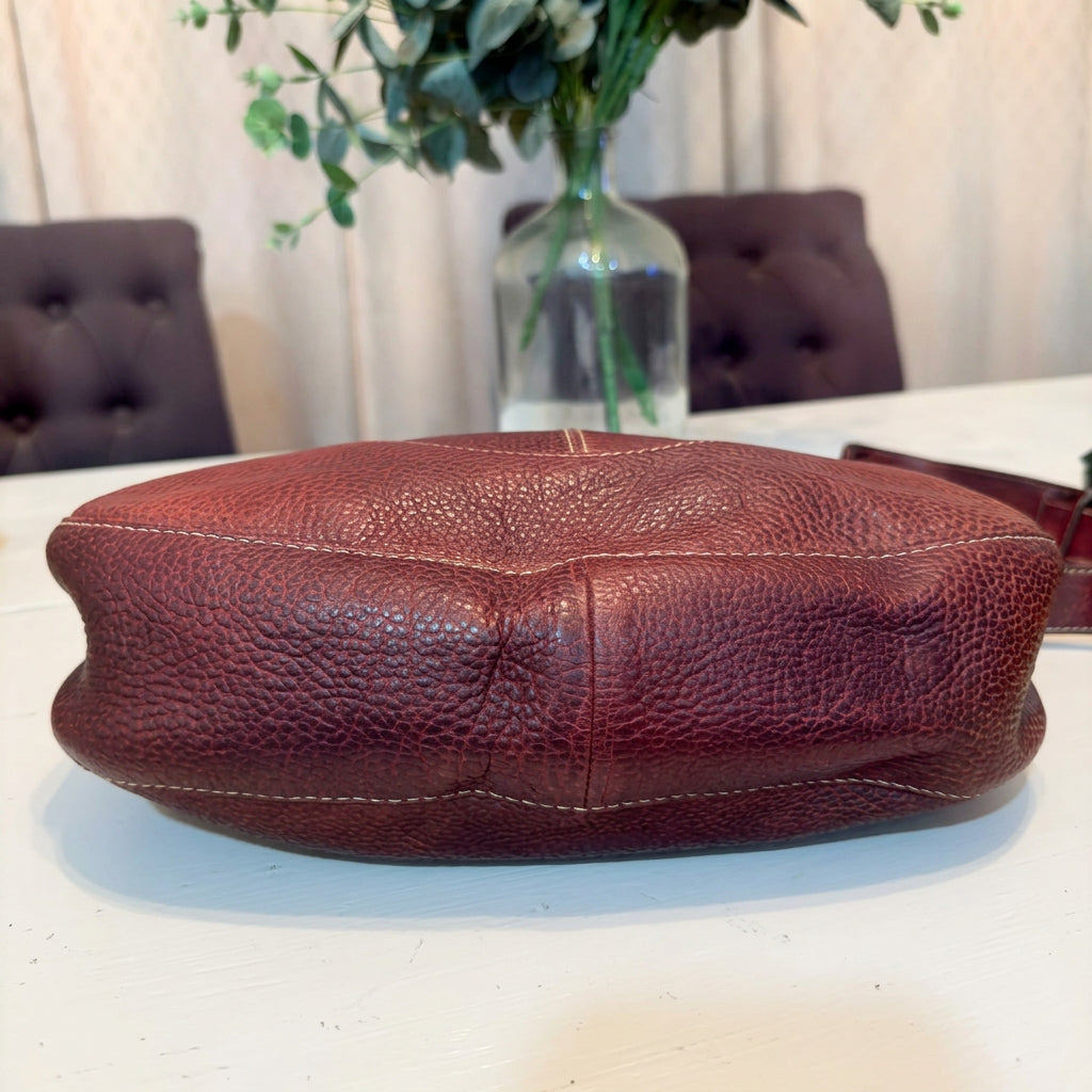 Gucci Vintage Brown Leather Hobo