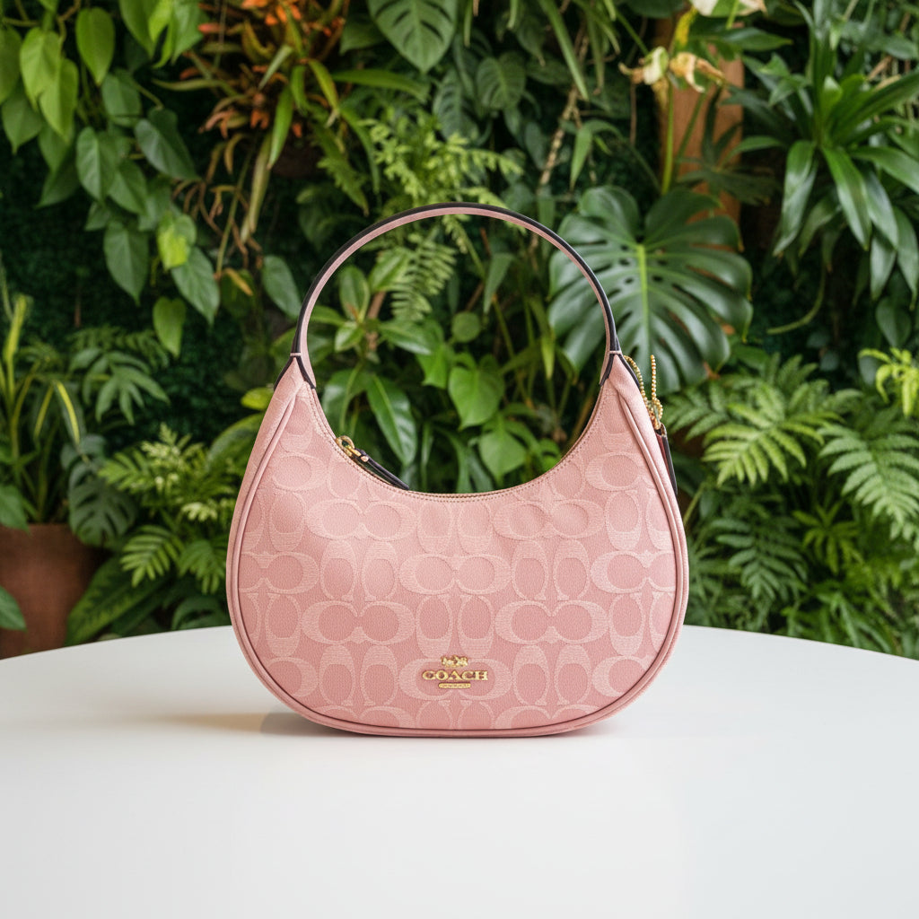 Coach Pink Denim Emily