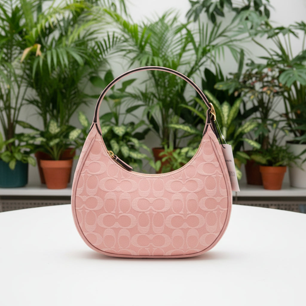 Coach Pink Denim Emily