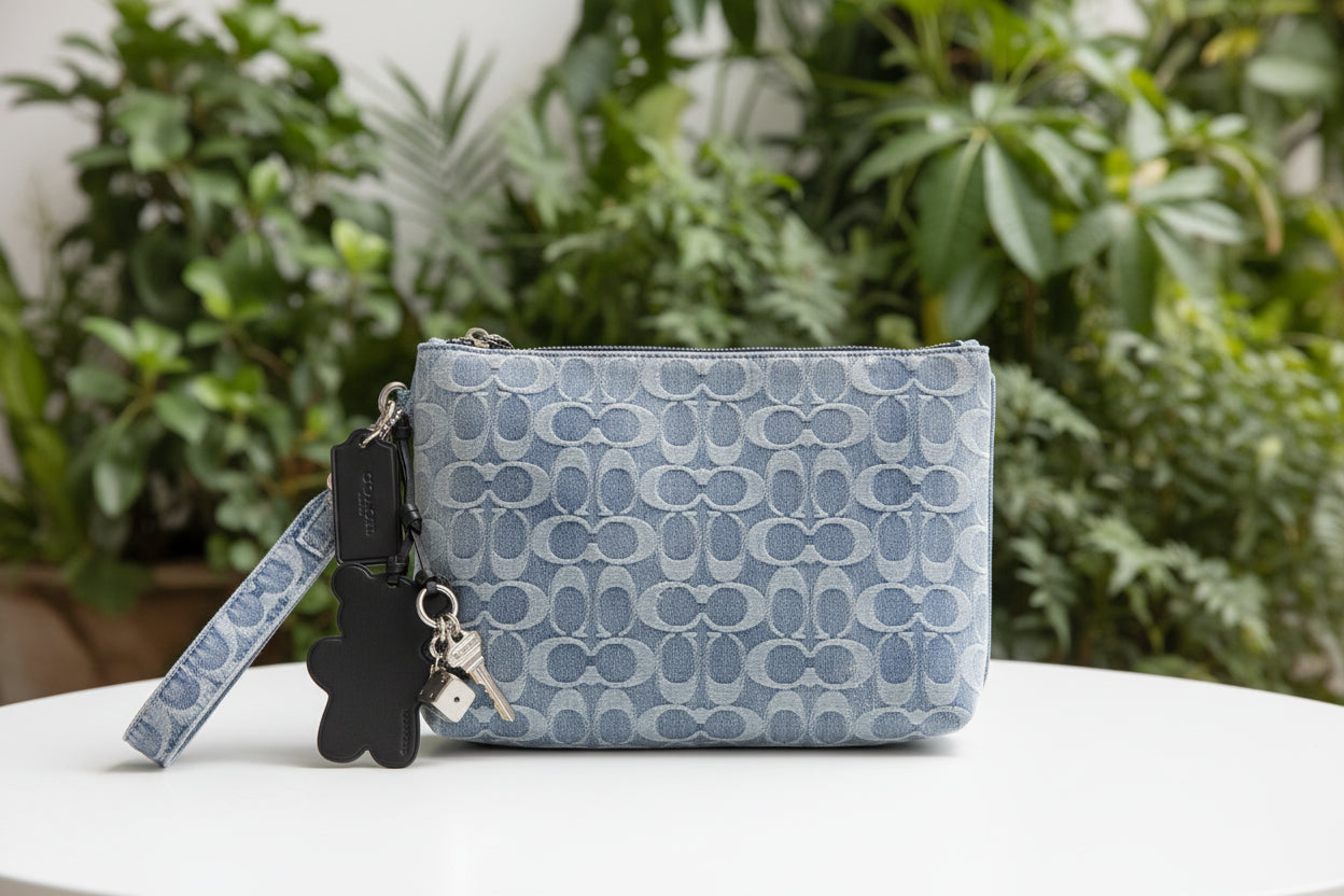 Coach Loved Denim Pouch with Charms - For Sandra