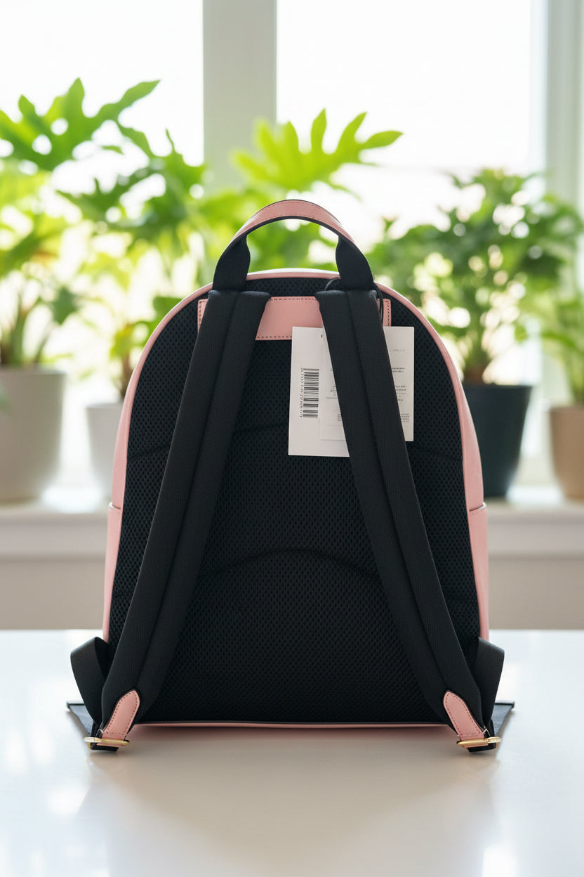 Coach Pink Denim Taylor Backpack