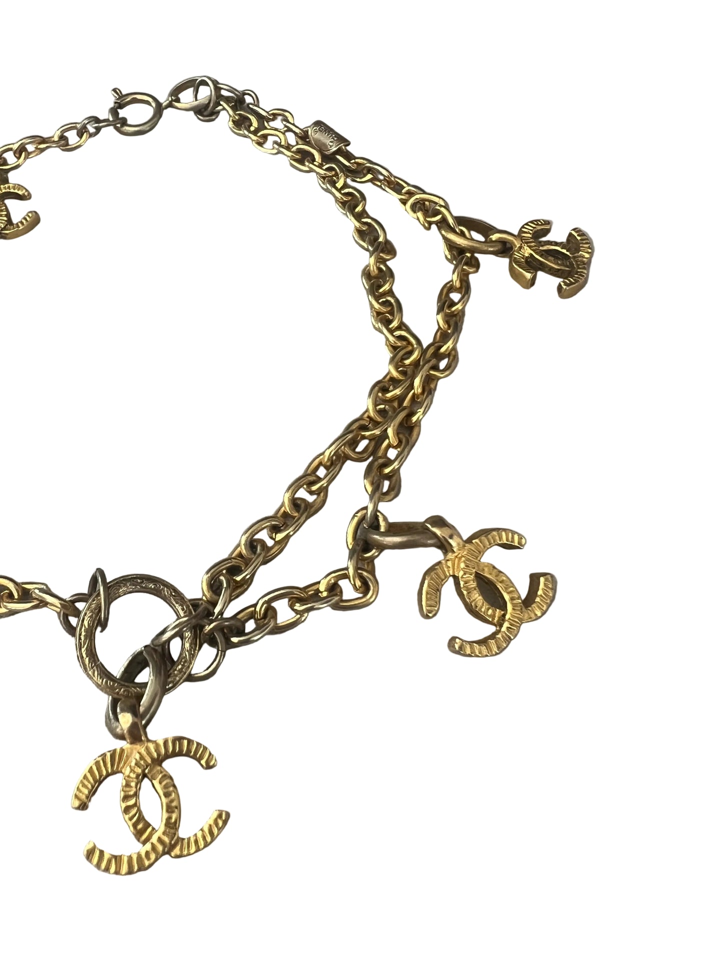 Chanel Vintage Necklace with CC Charms
