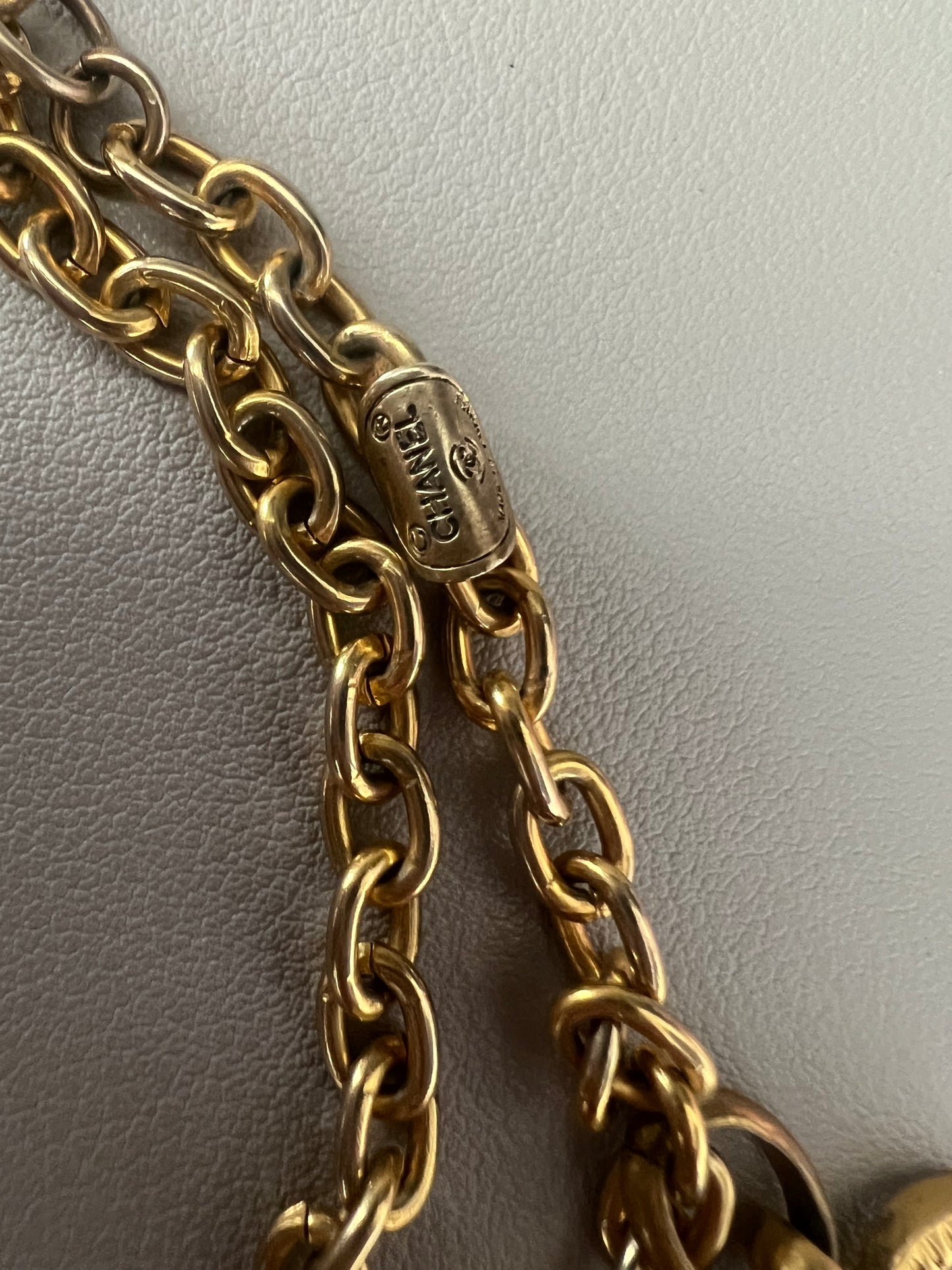 Chanel Vintage Necklace with CC Charms
