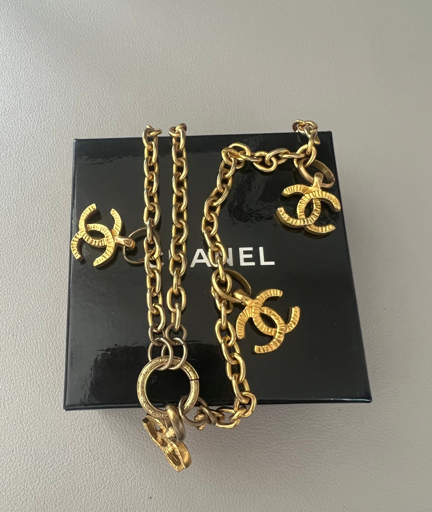 Chanel Vintage Necklace with CC Charms