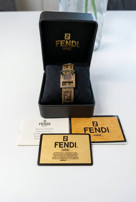 Fendi Vintage Orologi 2700L Zucca Watch