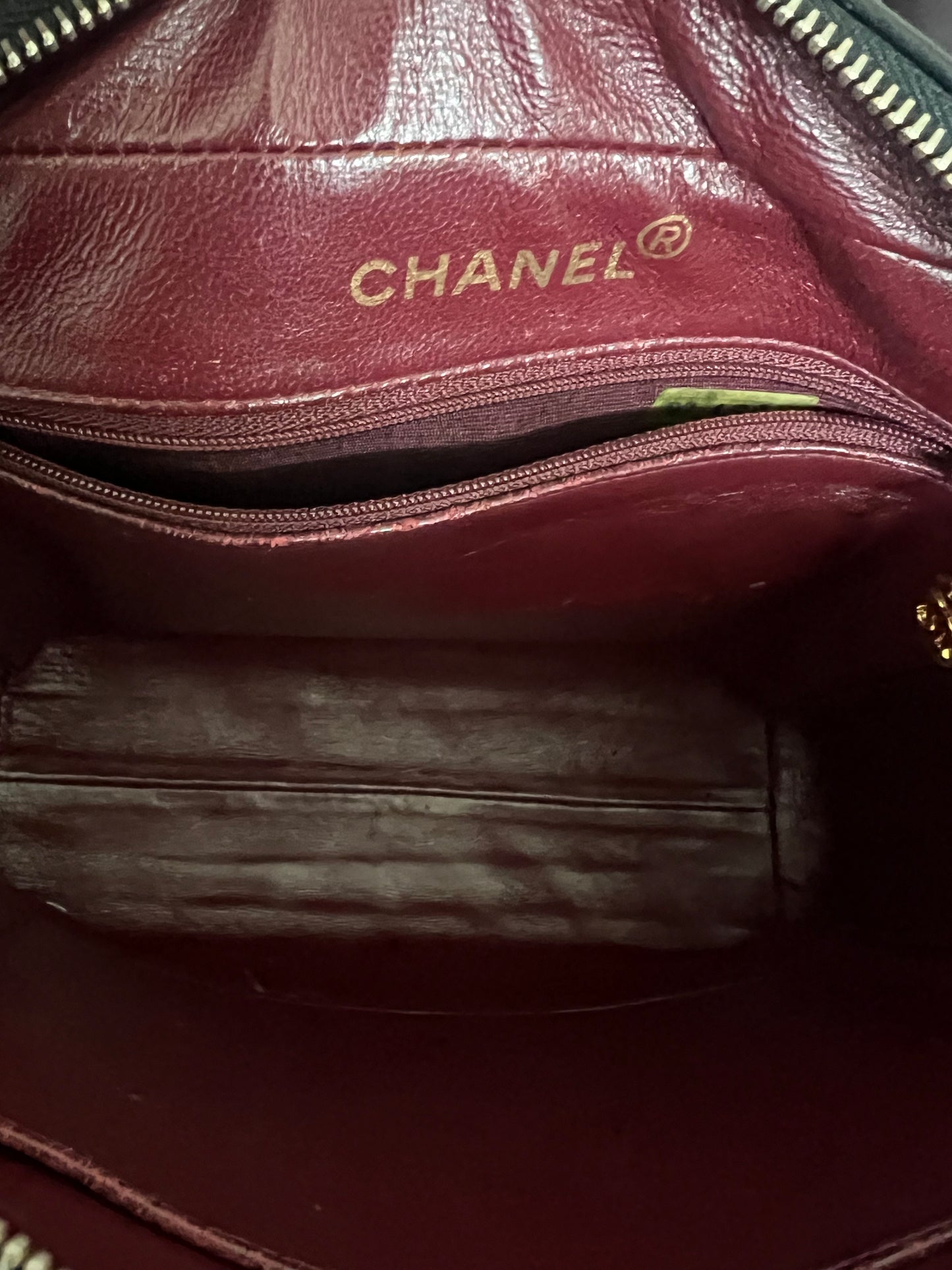 Chanel Marco Quilted Lambskin Two Sided Logo Tote