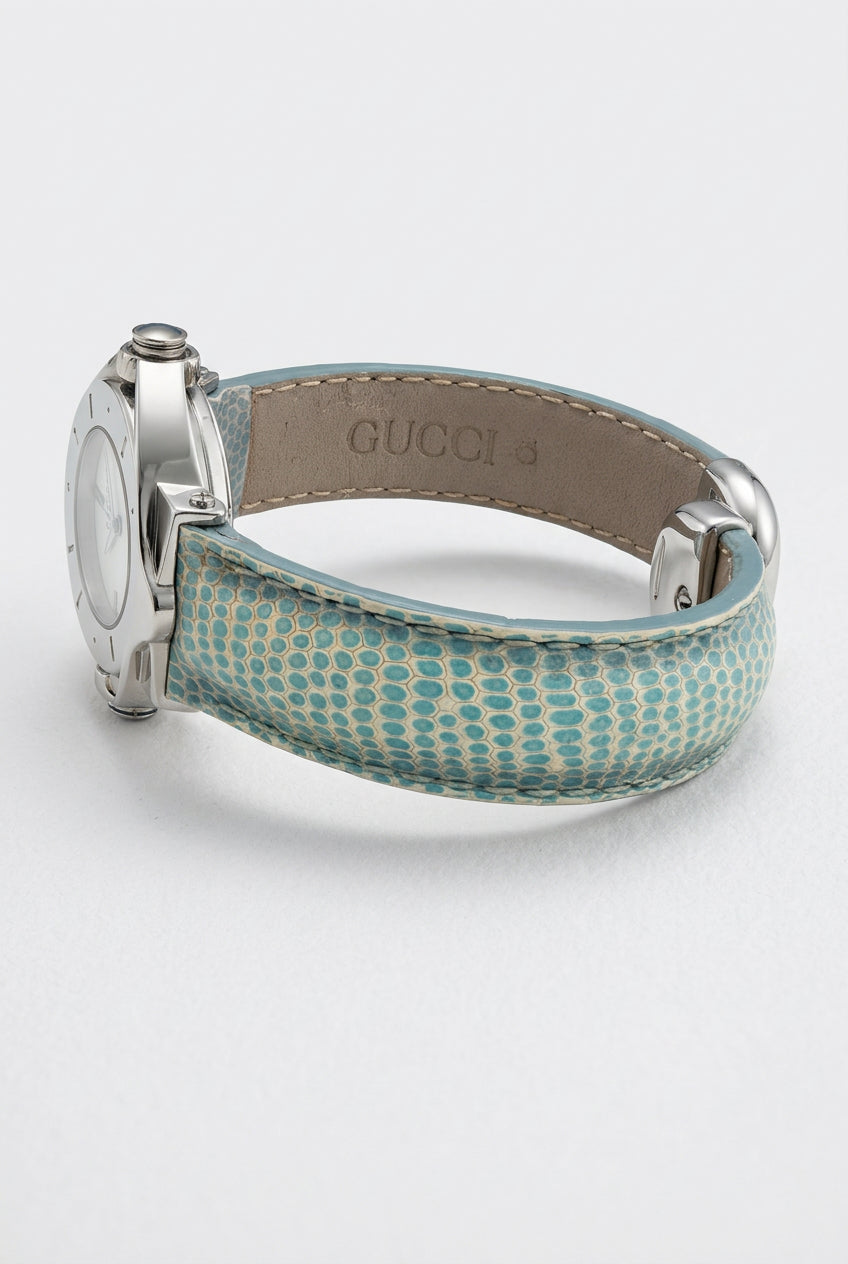 Gucci Vintage 6600 Silver Reversible Bracelet Watch