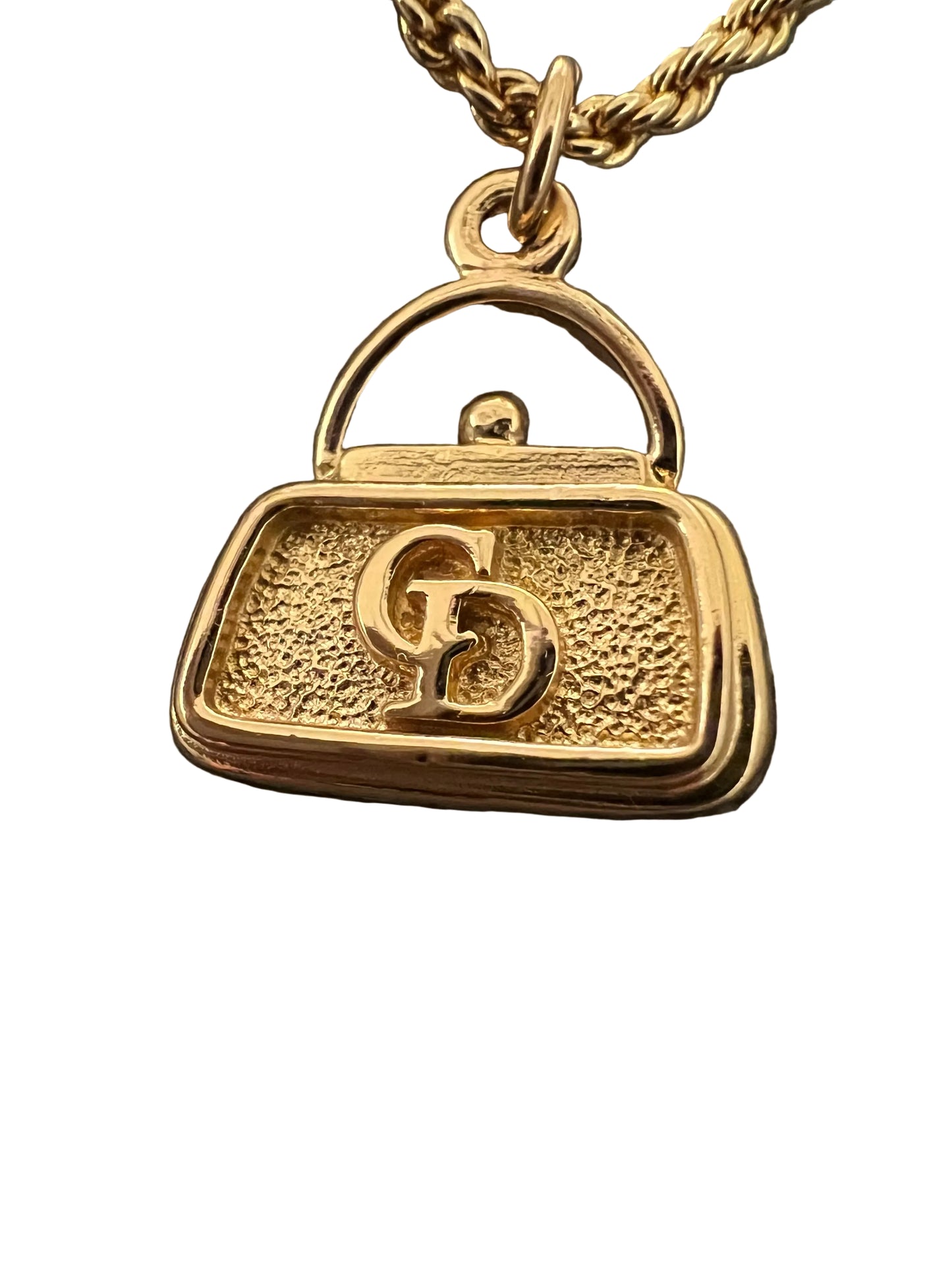 Dior Purse Charm Pendant Necklace