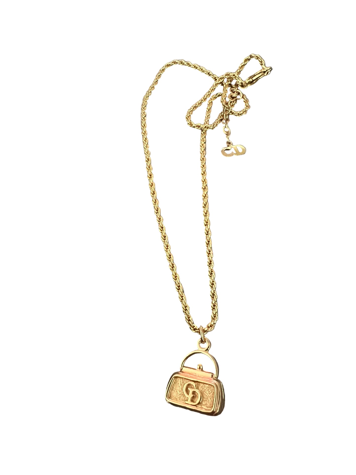 Dior Purse Charm Pendant Necklace
