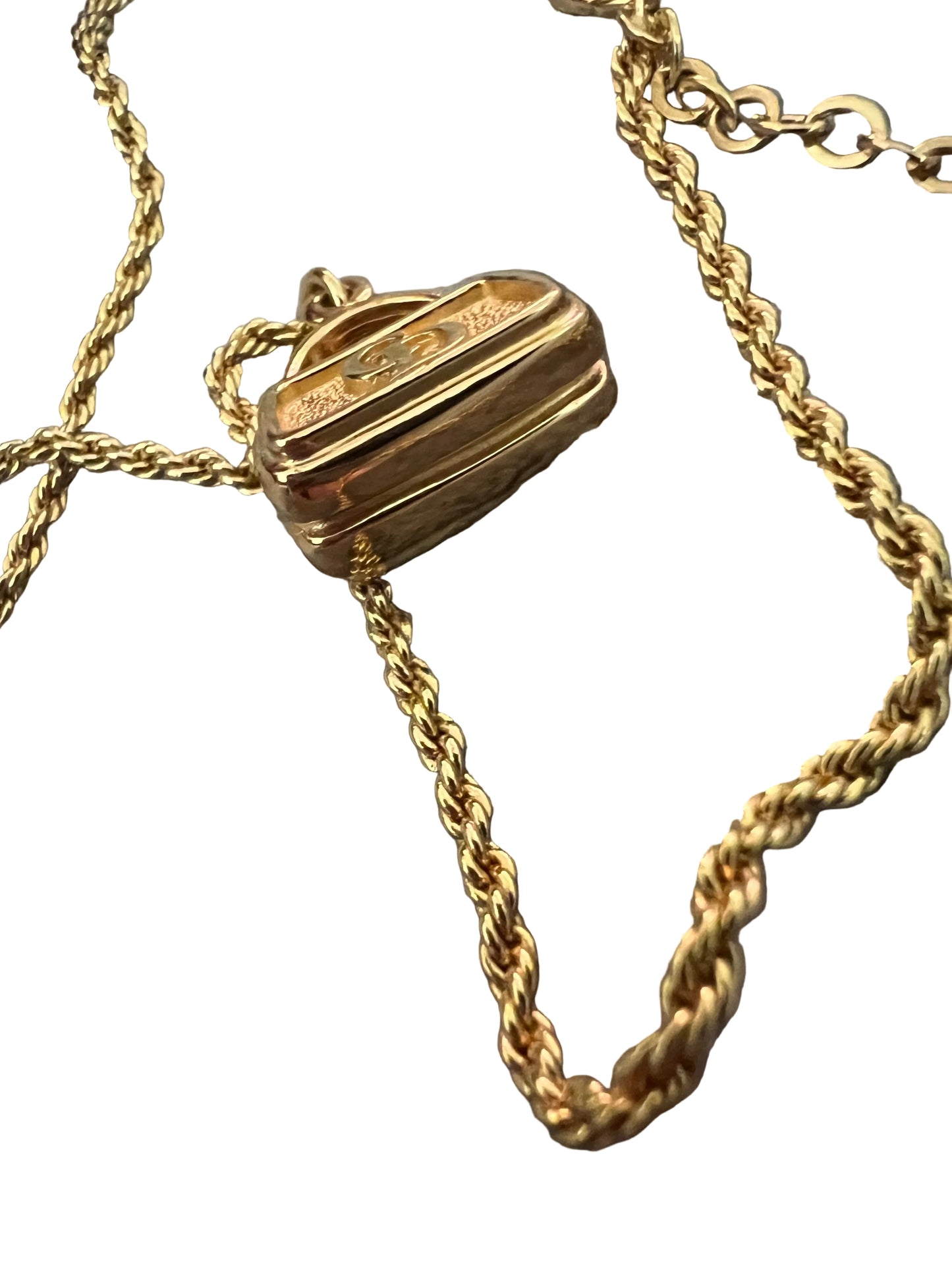 Dior Purse Charm Pendant Necklace