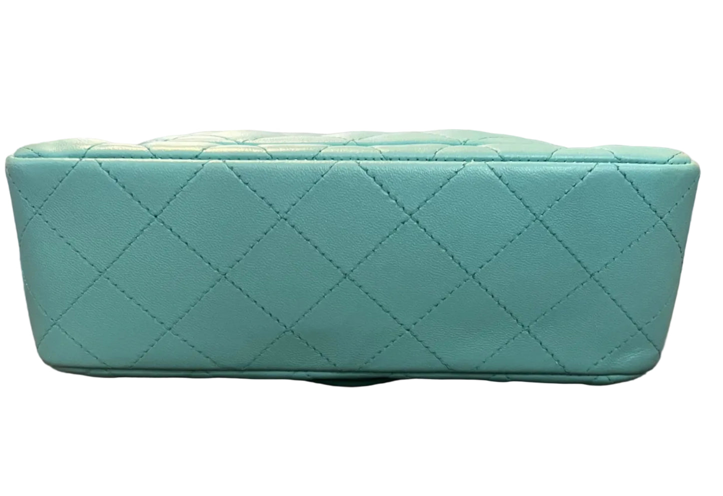 Chanel Tiffany Blue Mini Rectangle Flap
