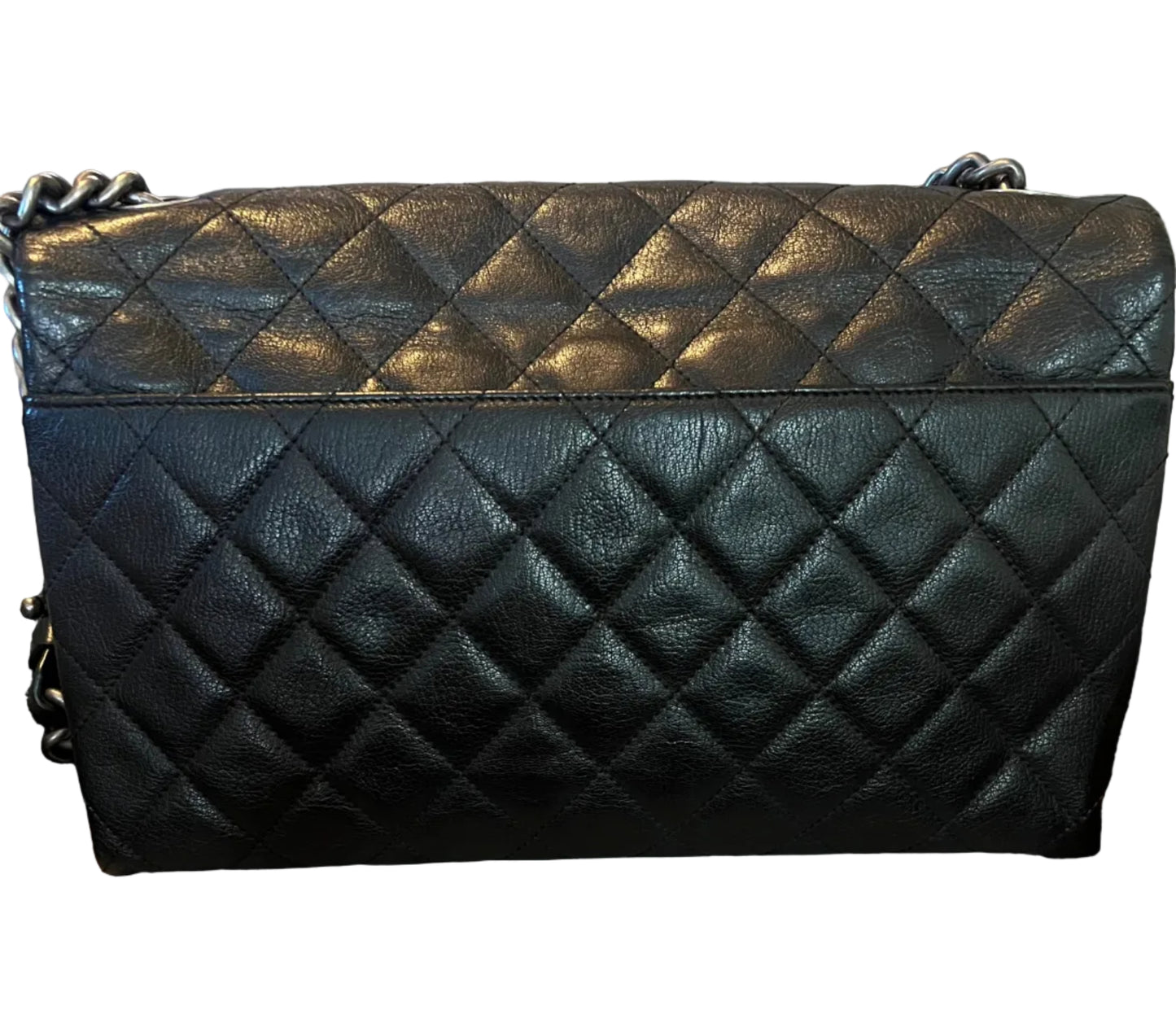 Chanel Metallic Goatskin City Rock Flap Bag Large
