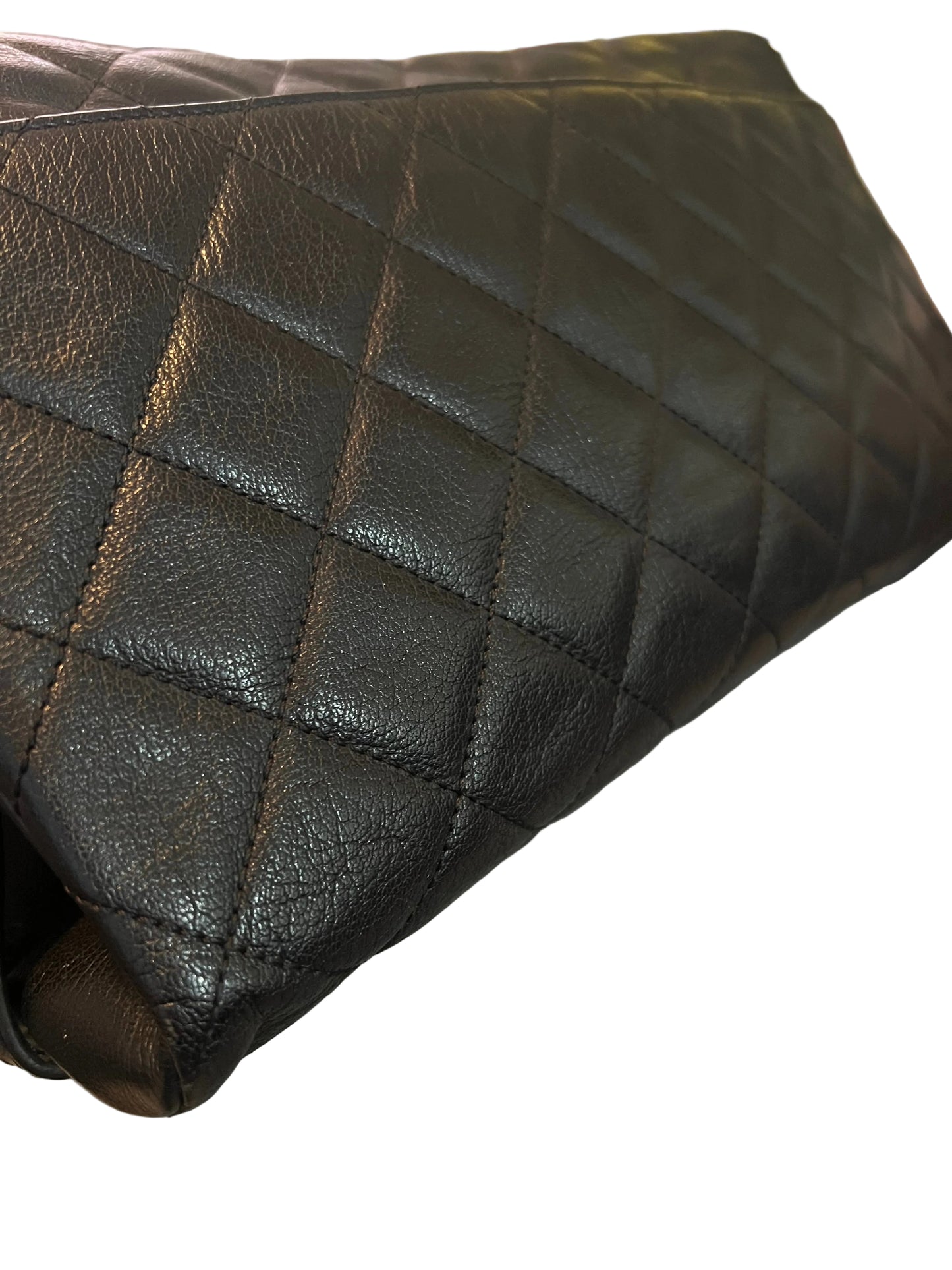 Chanel Metallic Goatskin City Rock Flap Bag Large