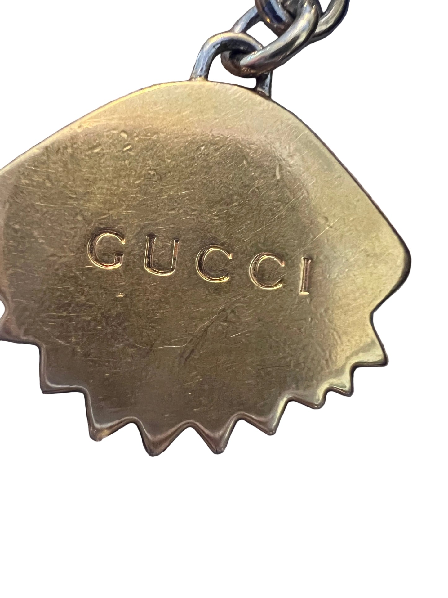 Gucci Coated Canvas GG Supreme Monogram Courrier Embroidered UFO Pouch