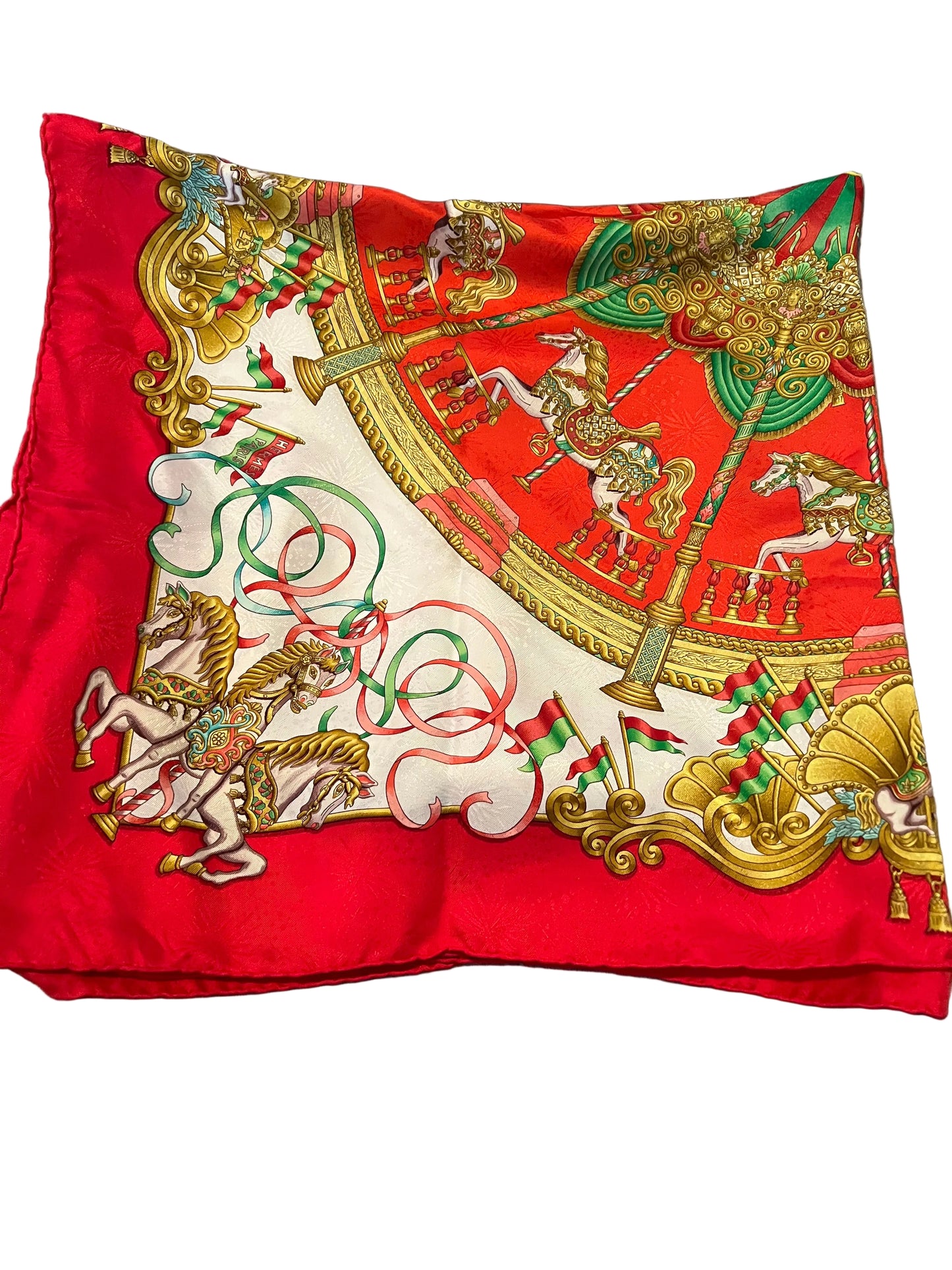 Hermes Silk Scarf with box