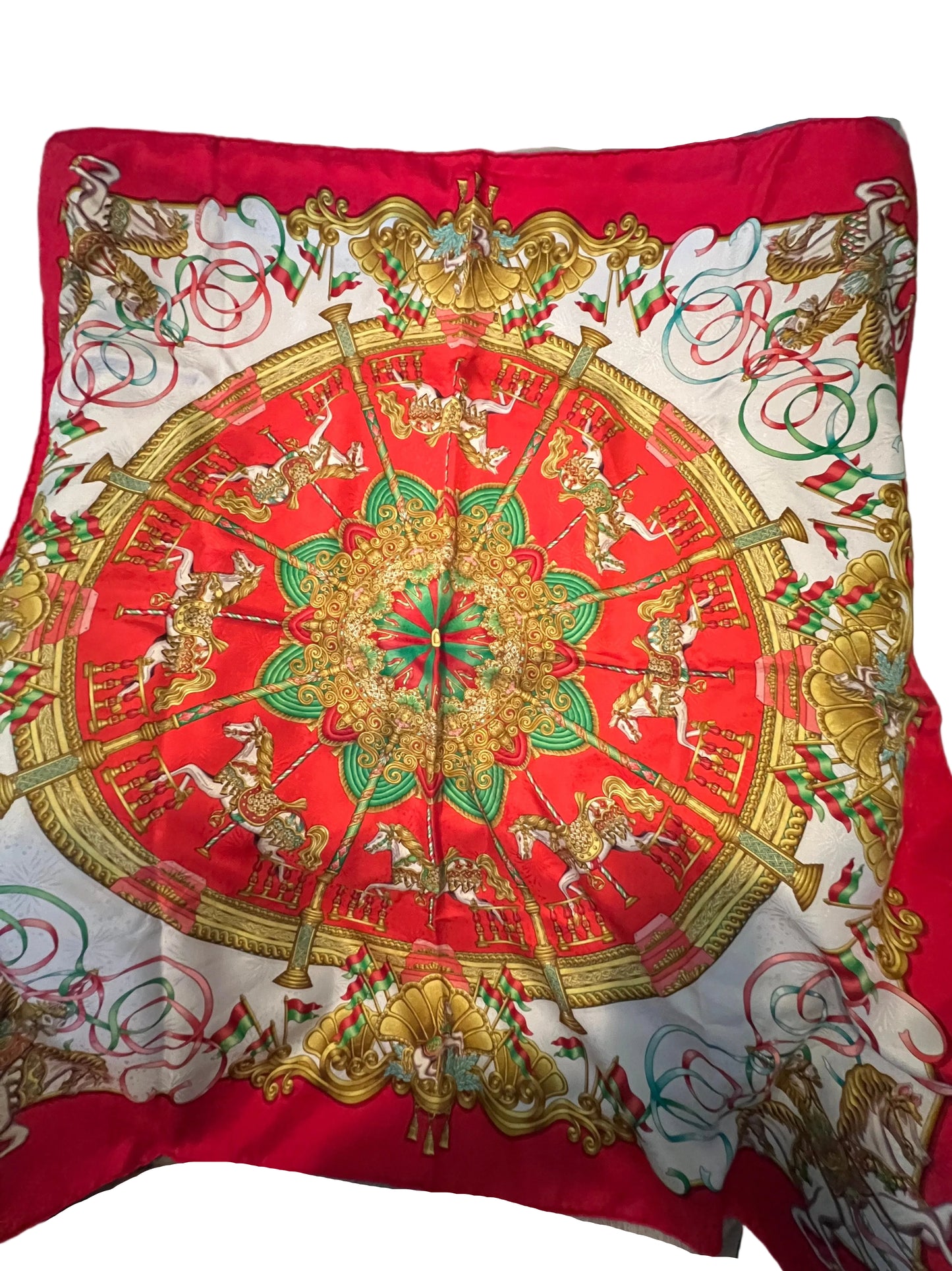 Hermes Silk Scarf with box