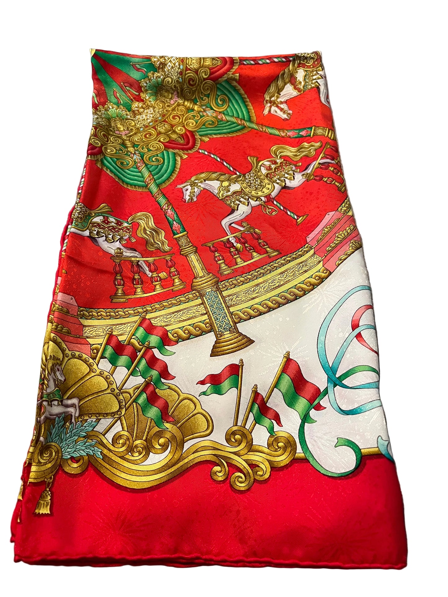 Hermes Silk Scarf with box