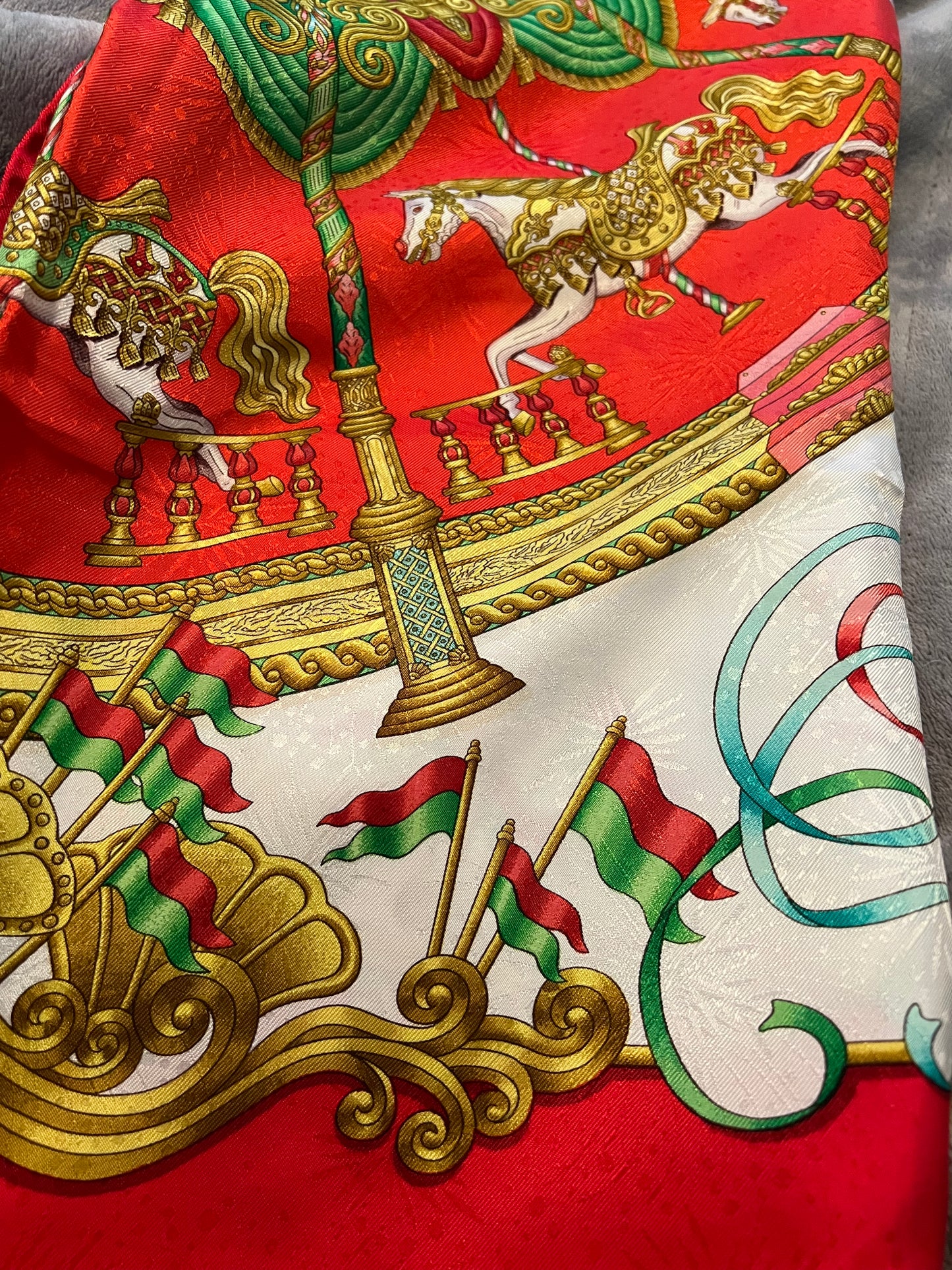 Hermes Silk Scarf with box