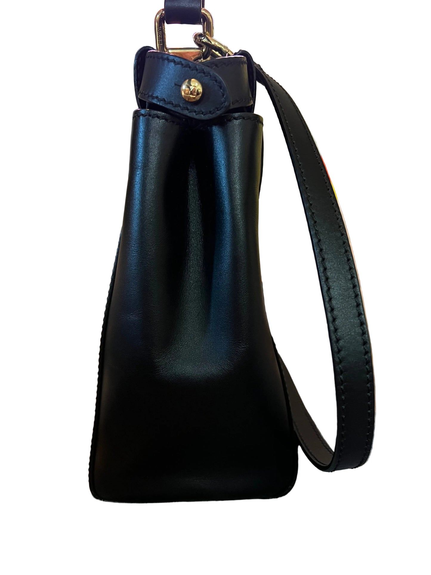 Fendi Black Leather Peekaboo