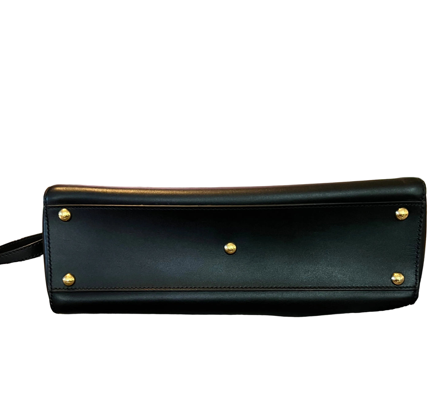 Fendi Black Leather Peekaboo