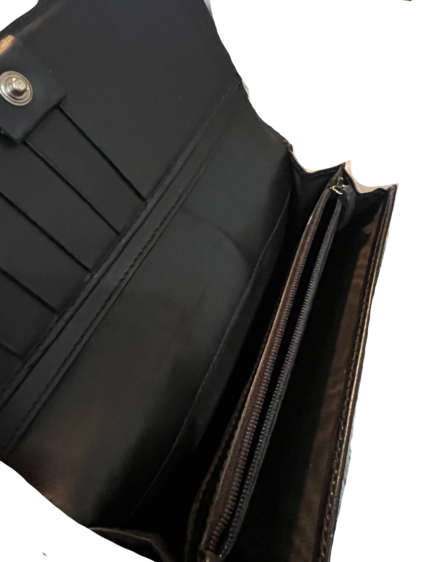 Gucci Embossed Leather Guccissima Web Wallet