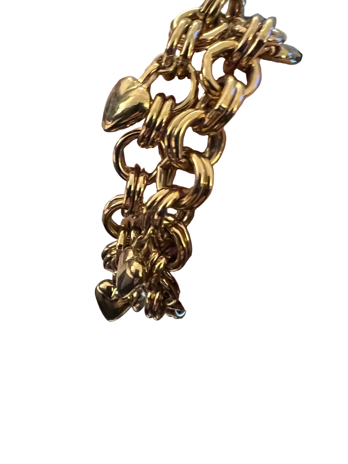 Saint Laurent Heart Charm Bracelet