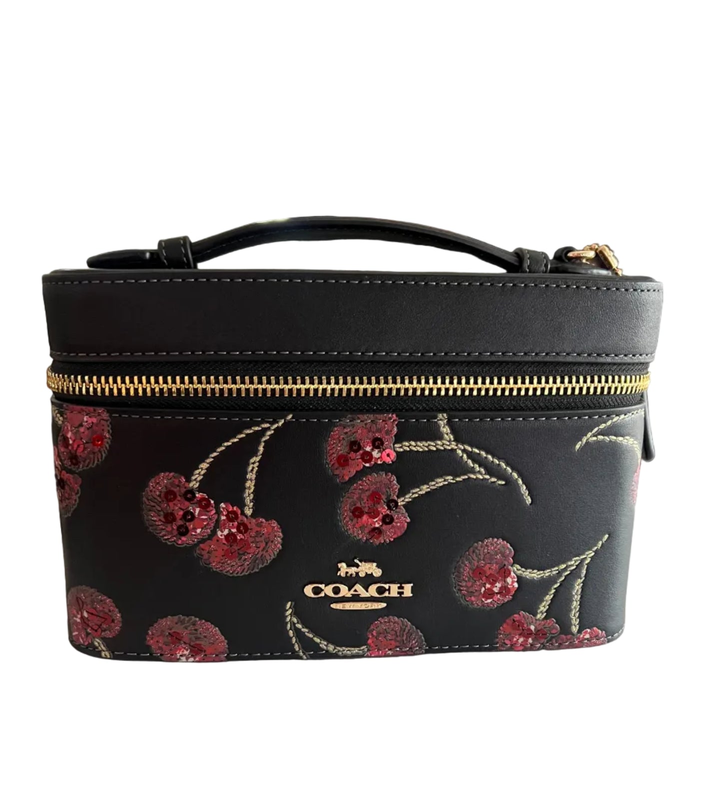 Coach Black Cherry Cosmetic Case