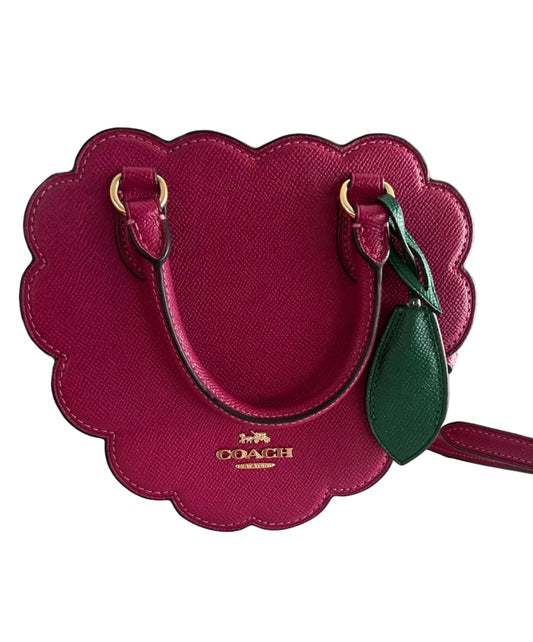 Coach Leather Raspberry
