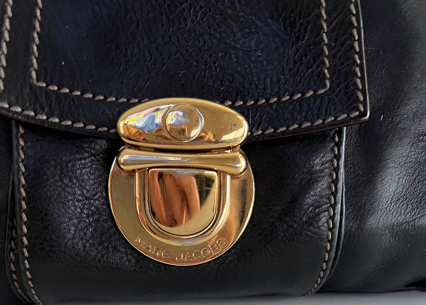 Marc Jacobs Black Leather Satchel