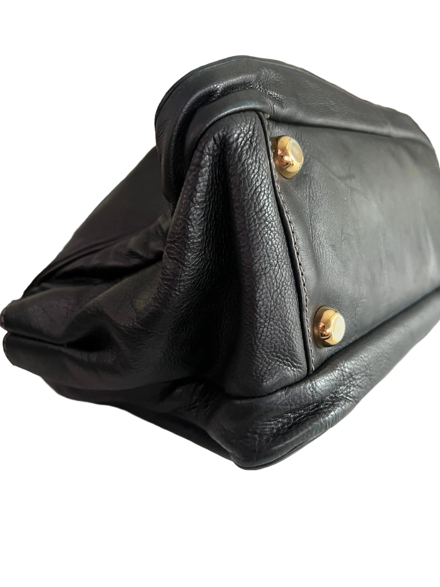 Marc Jacobs Black Leather Satchel