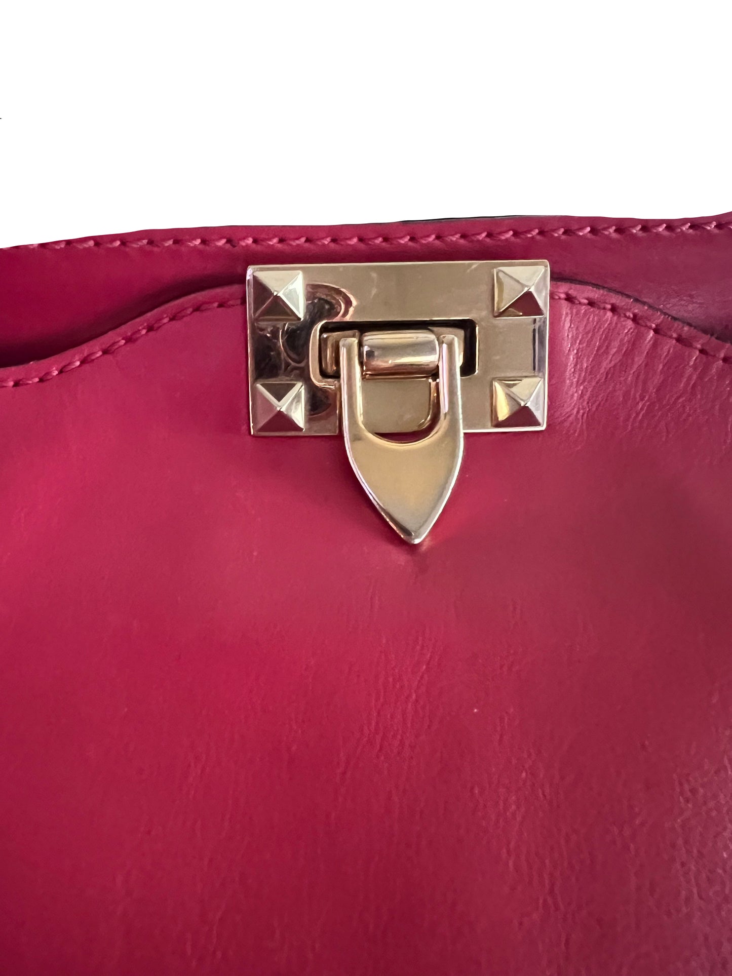 Valentino Pink Rockstud Satchel