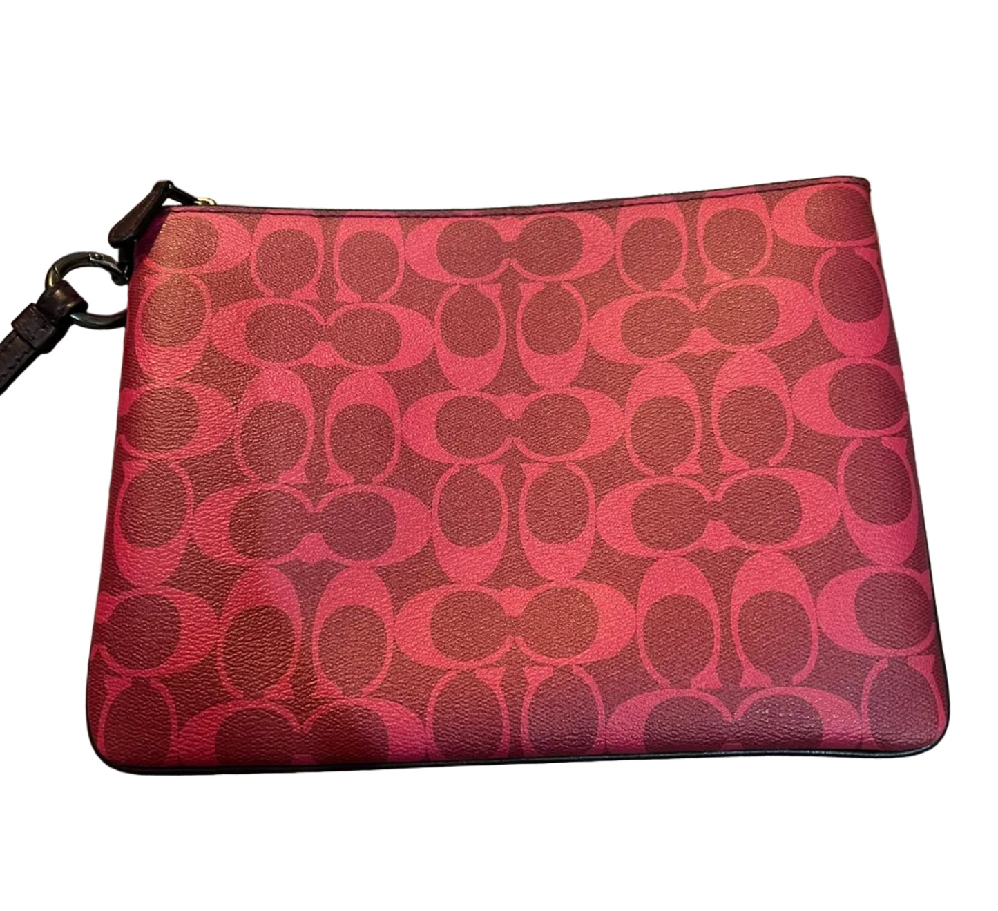 PREVIEW-DROP NEXT TIKTOK LIVE- Coated Canvas Pink Wristlet