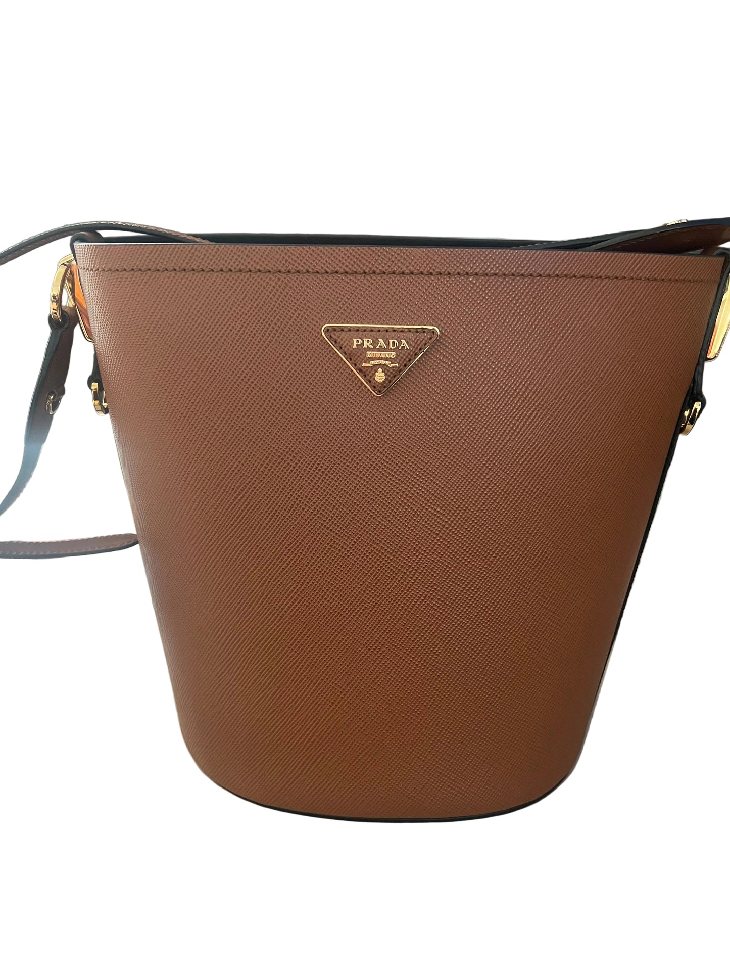 Prada Saffiano Leather Cuir Bucket Bag