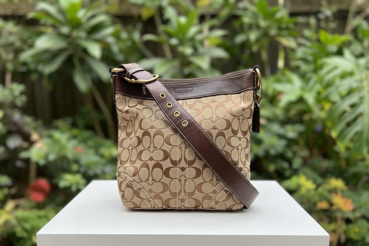 PREVIEW-DROP NEXT TIKTOK LIVE-Coach Signature Crossbody